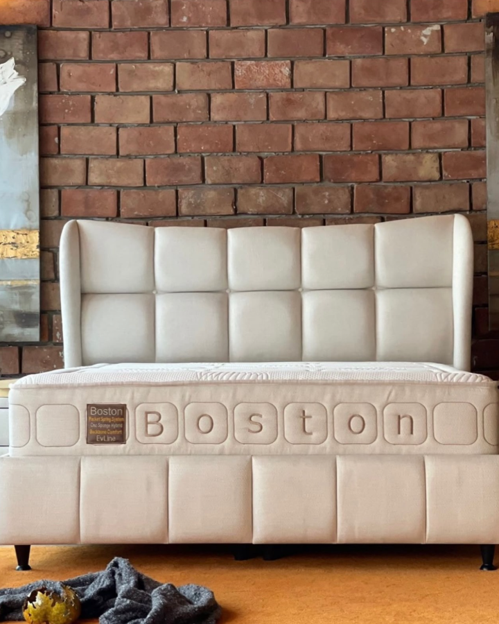 BOSTON LIT 160*200CM AVEC MATELAS