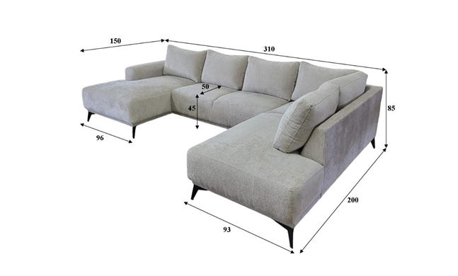 ZARRA U - Canapé Panoramique – Image 3