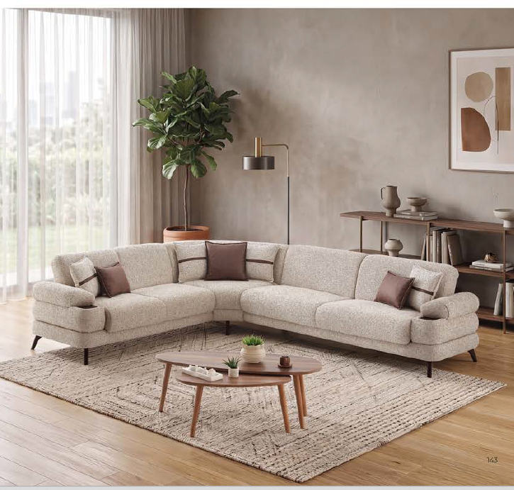 VERONA CORNER SET 252-304 cm convertible en lit
