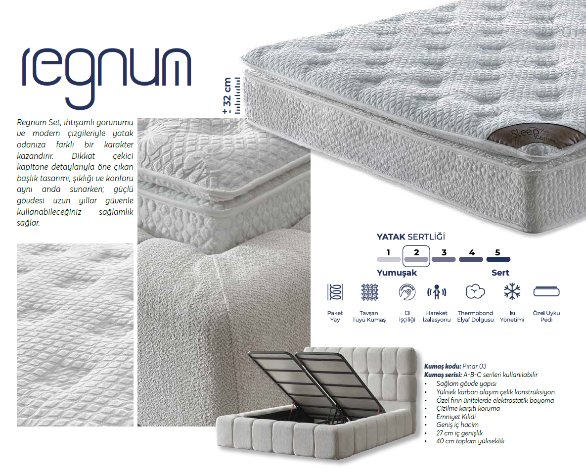 REGNUM LIT COMPLET 160-200 CM – Image 2