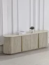 Meuble TV Calypso céramique travertin 180cm