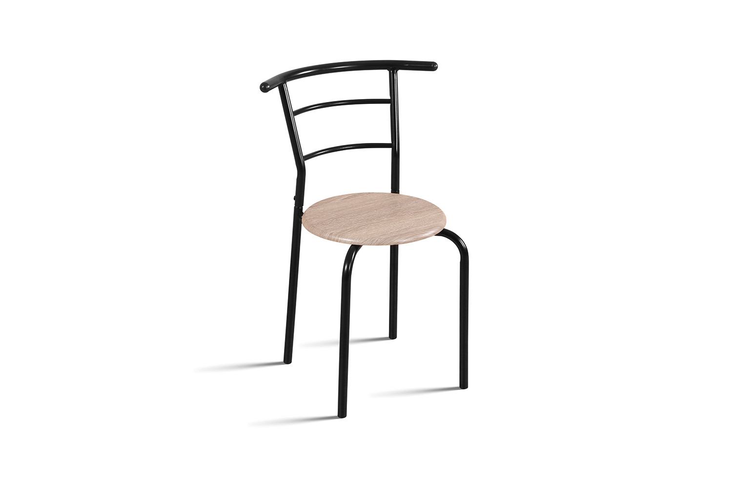 Set table 'Adam' Métal noir Décor sonoma – Image 3