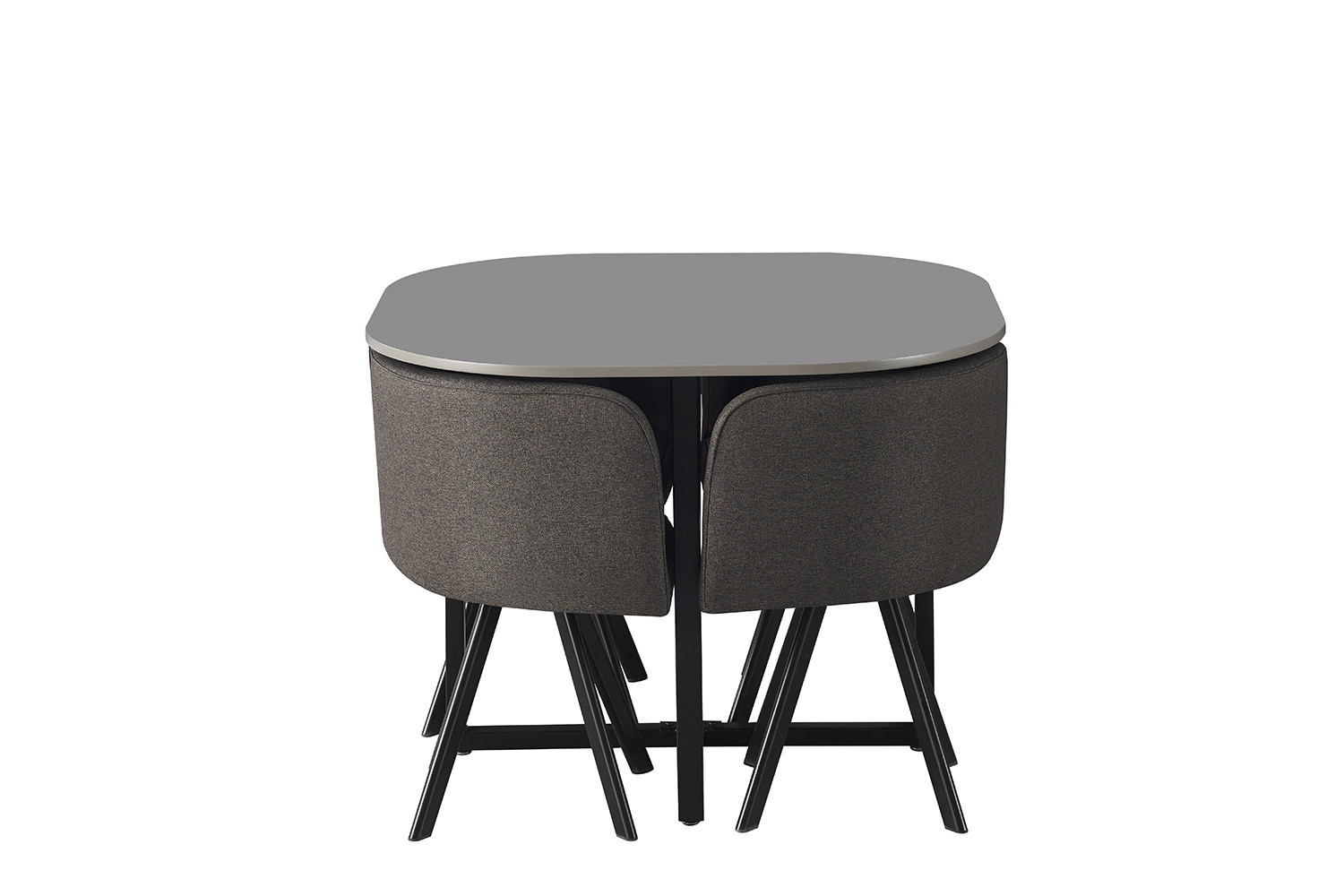 - Top 18 mm Set table 'Eva' Gris H-H 75-70 x B-L 100-68 x D-P 100-50 cm – Image 8