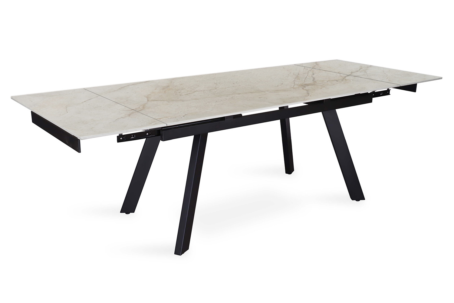 Table extensible 'Hera' 160-240 cm Rectangulaire Brillant Shakespear Beige – Image 4