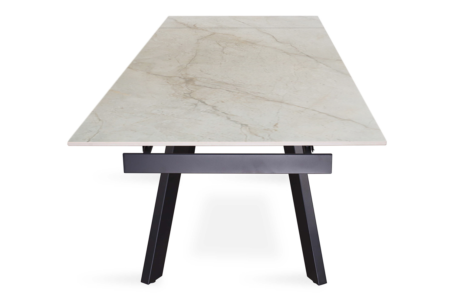 Table extensible 'Hera' 160-240 cm Rectangulaire Brillant Shakespear Beige – Image 3