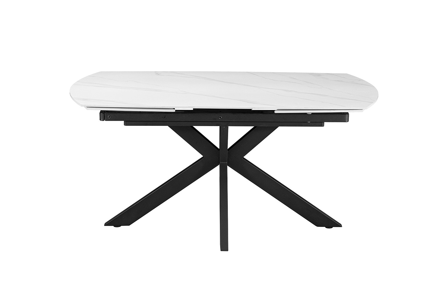 - Table extensible 'Ares' 160-240 cm Ovale Danoise Pierre Blanc – Image 3