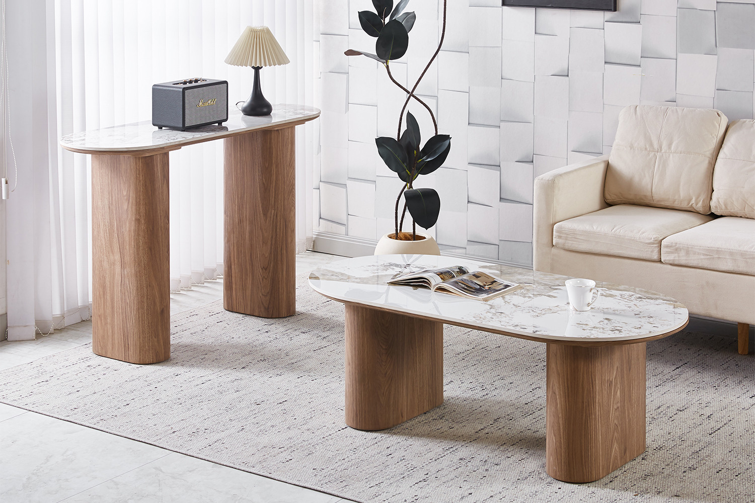 NEW - Table Basse 'EVORA' Pierre Brillante Pandora – Image 4