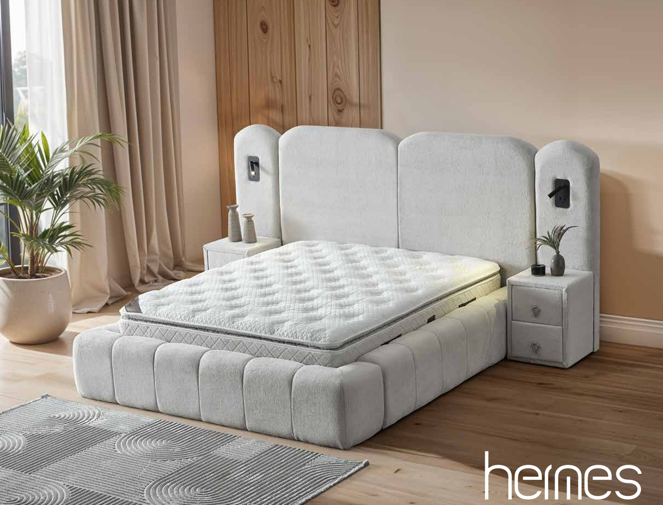 HERMES LIT complet 160*200 cm
